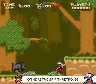Game screenshot of Asterix