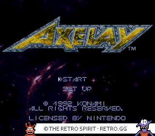 Game screenshot of Axelay