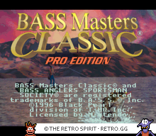 Game screenshot of Bass Masters Classic: Pro Edition