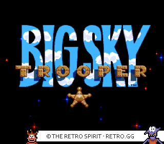 Game screenshot of Big Sky Trooper