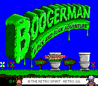 Game screenshot of Boogerman: A Pick and Flick Adventure
