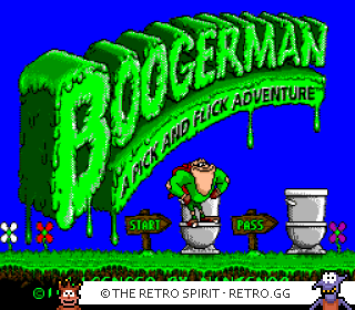 Game screenshot of Boogerman: A Pick and Flick Adventure