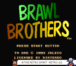 Game screenshot of BRAWL BROTHERS