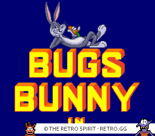 Game screenshot of Bugs Bunny Rabbit Rampage