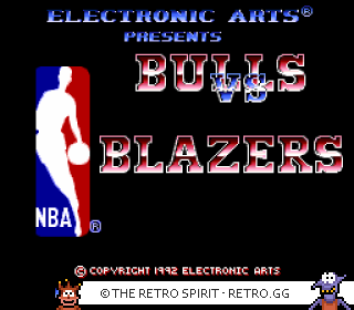 Game screenshot of Bulls Vs Blazers and the NBA Playoffs