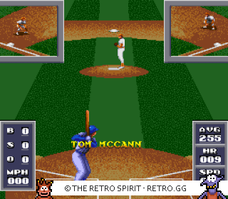 Game screenshot of Cal Ripken Jr. Baseball