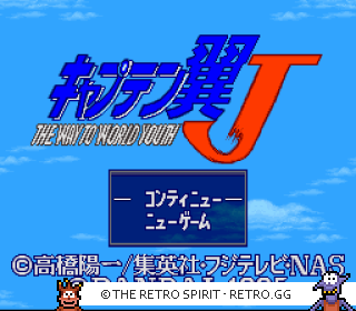 Game screenshot of Captain Tsubasa J: The Way to World Youth