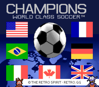 Game screenshot of Champions World Class Soccer
