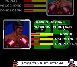 Game screenshot of Riddick Bowe Boxing