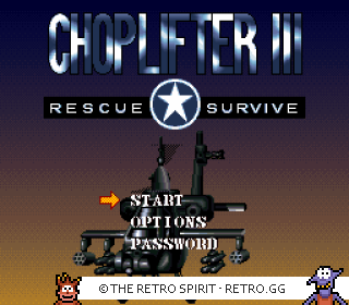 Game screenshot of Choplifter III