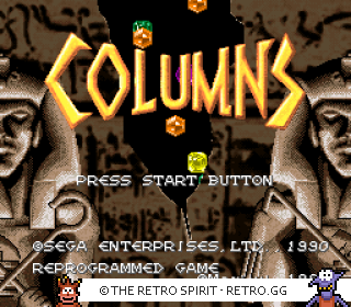 Game screenshot of Columns