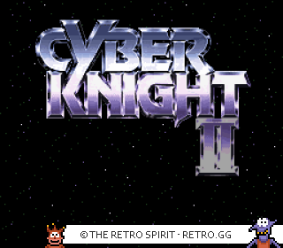 Game screenshot of Cyber Knight II: Chikyū Teikoku no Yabō