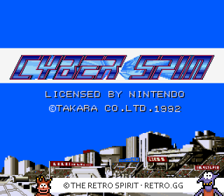 Game screenshot of Cyber Spin