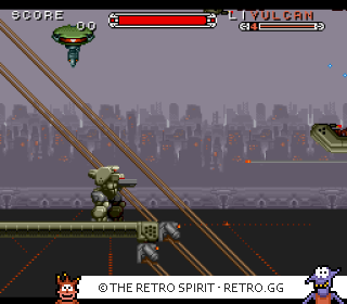 Game screenshot of Cybernator