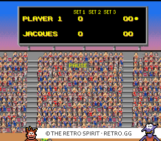 Game screenshot of David Crane's Amazing Tennis