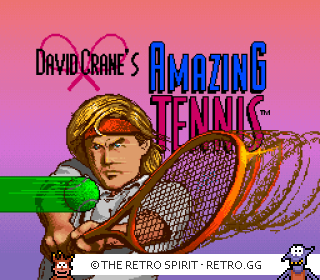 Game screenshot of David Crane's Amazing Tennis