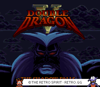 Game screenshot of Double Dragon V: The Shadow Falls