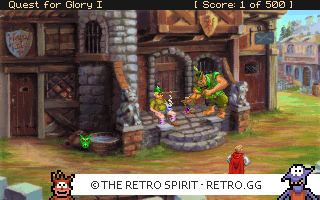 Game screenshot of Quest for Glory I: So You Want To Be A Hero?