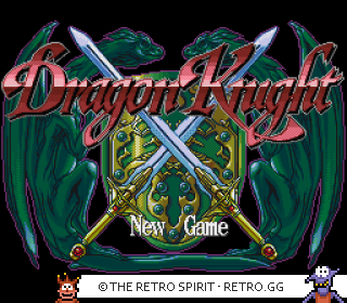 Game screenshot of Dragon Knight 4