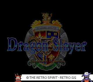 Game screenshot of Dragon Slayer: Eiyuu Densetsu