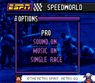 Game screenshot of ESPN Speedworld
