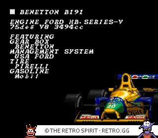 Game screenshot of F-1 Grand Prix