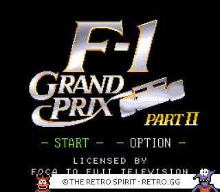 Game screenshot of F-1 Grand Prix Part II