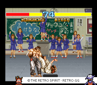 Game screenshot of Fighter's History: Mizoguchi Kiki Ippatsu!!