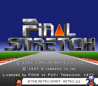 Game screenshot of Final Stretch