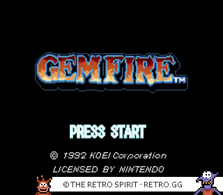 Game screenshot of Gemfire