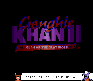 Game screenshot of Genghis Khan II: Clan of the Gray Wolf