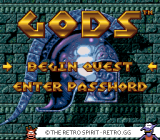 Game screenshot of Gods