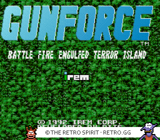 Game screenshot of GunForce