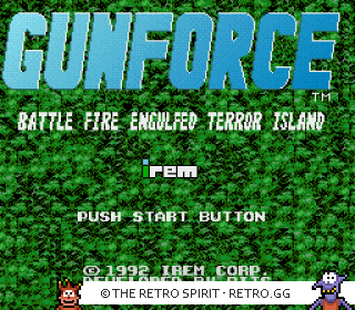 Game screenshot of GunForce