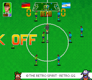Game screenshot of Hat Trick Hero 2