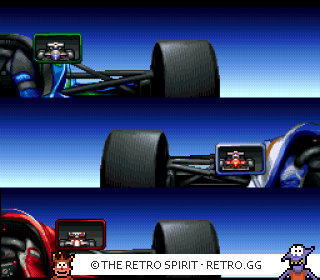 Game screenshot of Human Grand Prix III: F1 Triple Battle