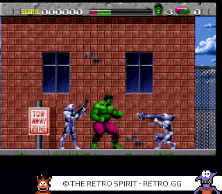 Game screenshot of The Incredible Hulk