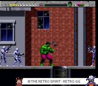 Game screenshot of The Incredible Hulk