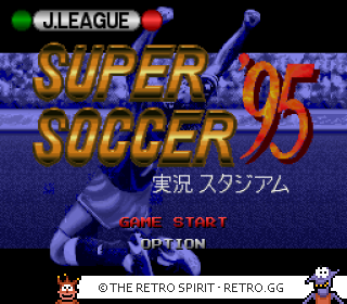 Game screenshot of J.League Super Soccer '95 Jikkyō Stadium