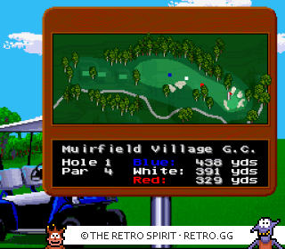 Game screenshot of Jack Nicklaus Golf