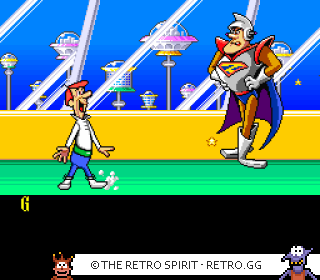 Game screenshot of The Jetsons: Invasion of the Planet Pirates
