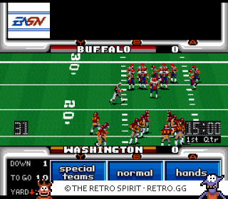 Game screenshot of John Madden Football '93
