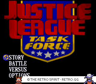 Game screenshot of Justice League Task Force