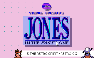 Game screenshot of Jones in the Fast Lane
