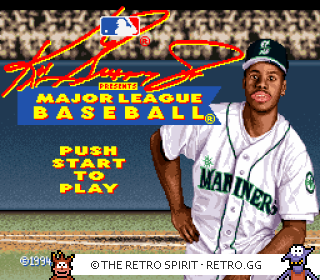 Game screenshot of Ken Griffey Jr. Presents Major League Baseball