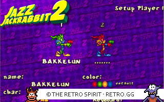 Game screenshot of Jazz the Jackrabbit 2: Holiday Hare '98
