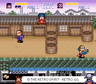 Game screenshot of The Legend of the Mystical Ninja
