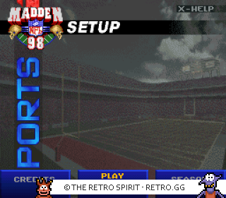 Game screenshot of Madden NFL 98