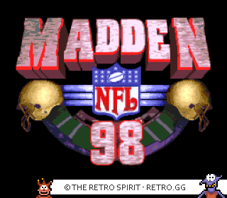 Game screenshot of Madden NFL 98