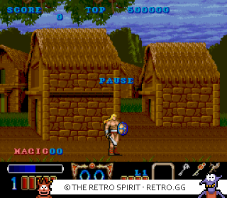 Game screenshot of Magic Sword